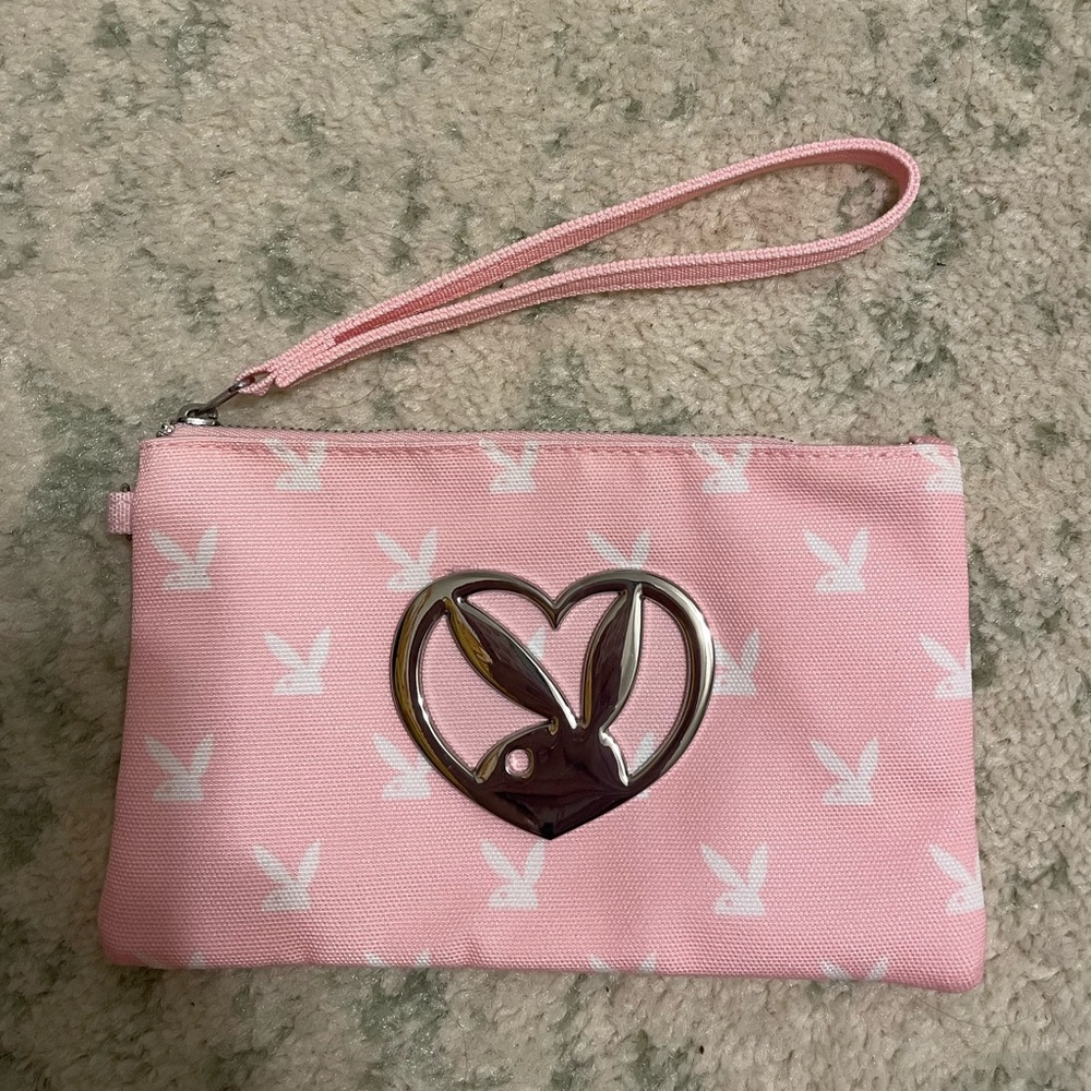 Pink Playboy Bunny Wristlet